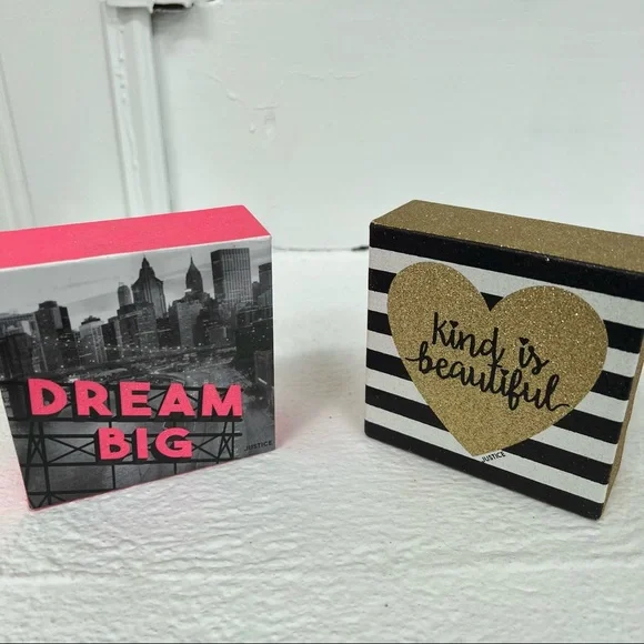 Justice Decor Boxes, NY Decor, Girls Decor, Room Decor - Picture 2 of 4